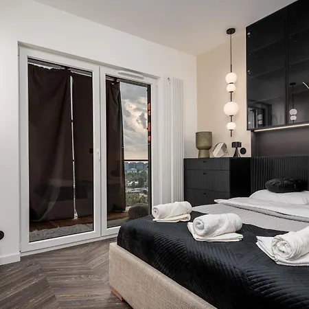 Panorama Wiev 17th Floor Kasprzaka 29 By Perfect Appartement Warschau