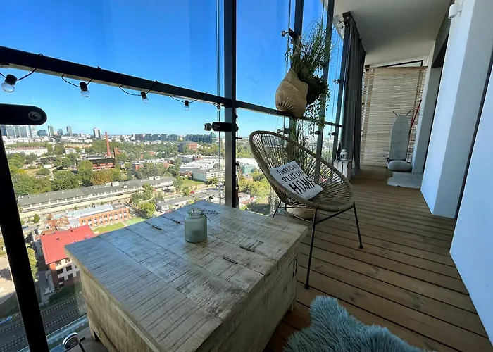 Panorama Wiev 17th Floor Kasprzaka 29 By Perfect وارسو