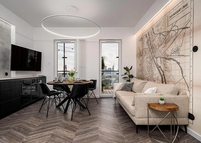 Panorama Wiev 17th Floor Kasprzaka 29 By Perfect وارسو