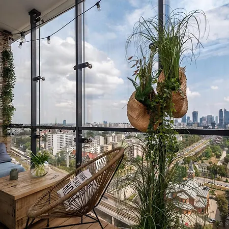 Panorama Wiev 17th Floor Kasprzaka 29 By Perfect * 华沙
